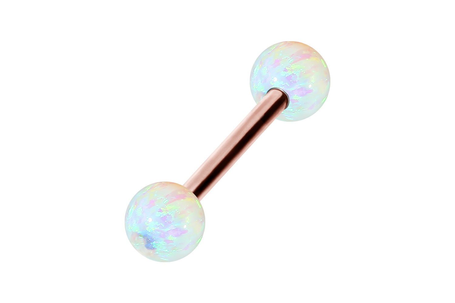 Titan Barbell Piercing SYNTHETISCHE OPALE